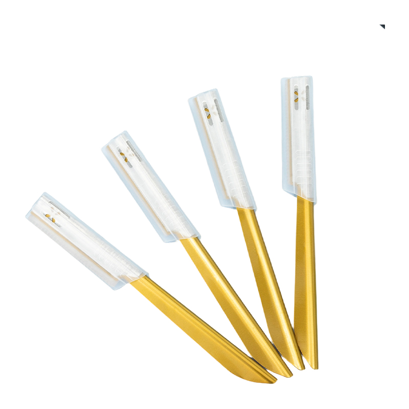 Razor de recortadora de cejas y cara con agarre antideslizante