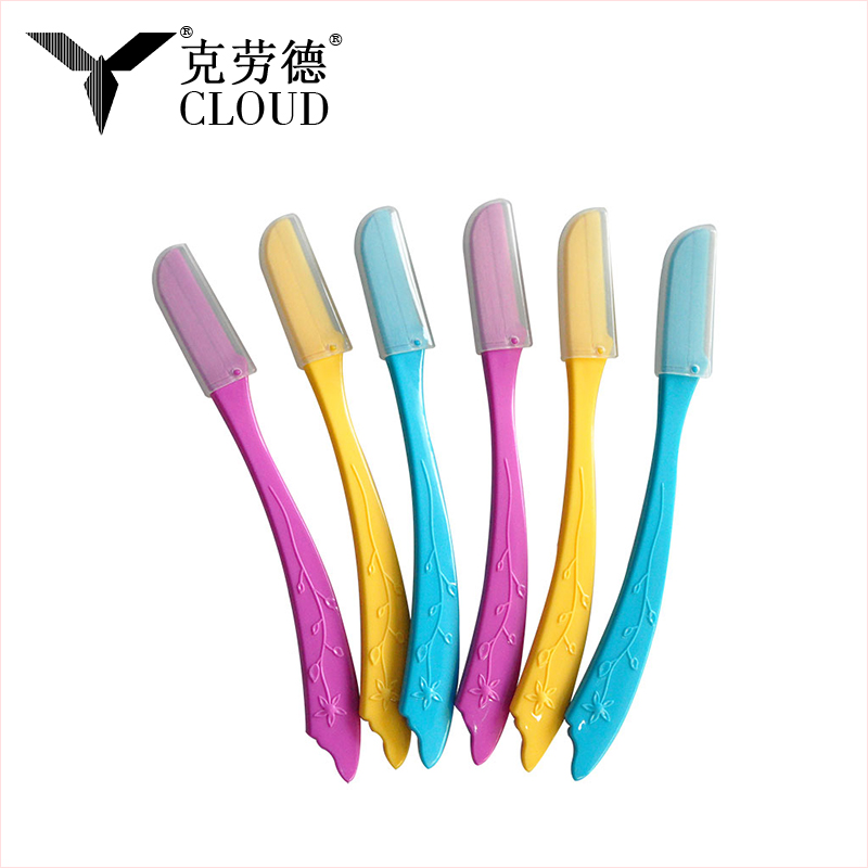 Razor de rasurador de cejas portátiles desechables para viajar