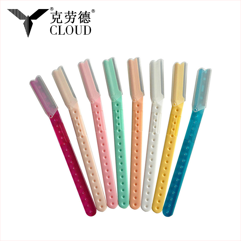 Rasurador de cejas con cubierta de precisión