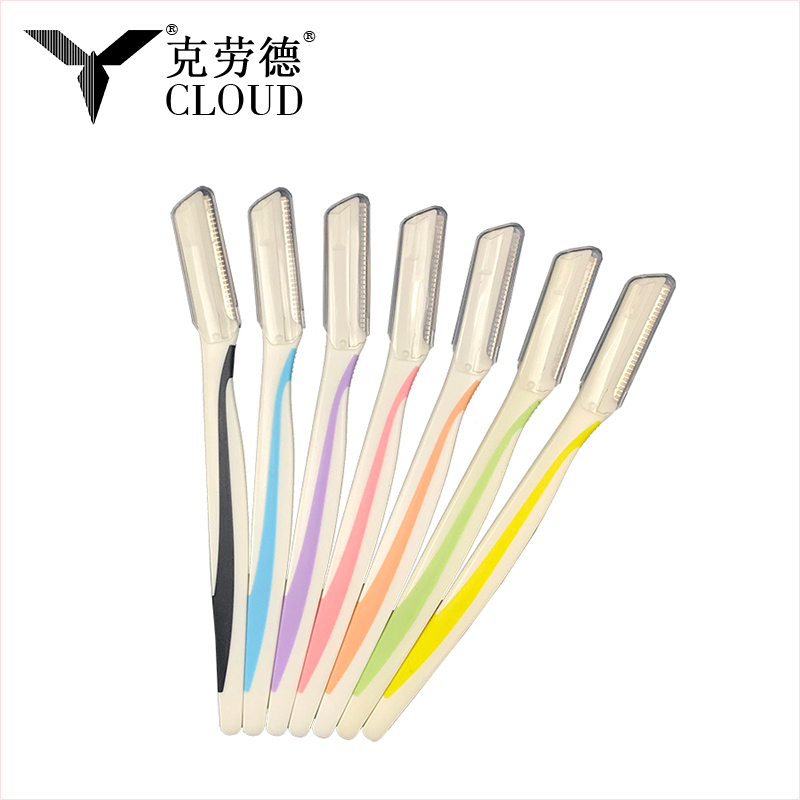 Navaja de afeitar de cejas portátiles desechables