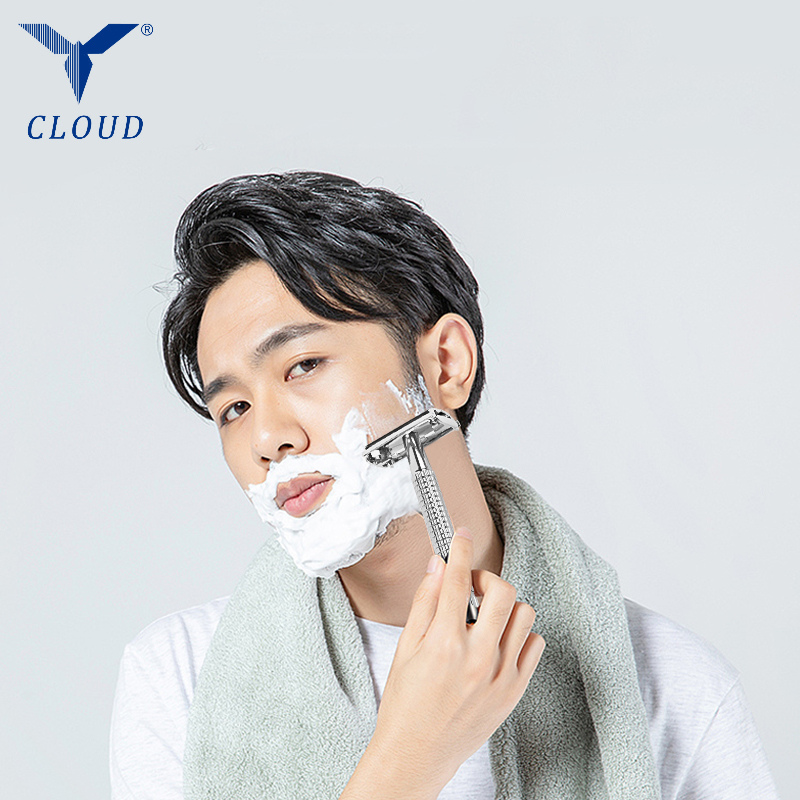 Navaja Manual de Acero Inoxidable de Doble Filo con Apertura de Giro en Forma de T 74