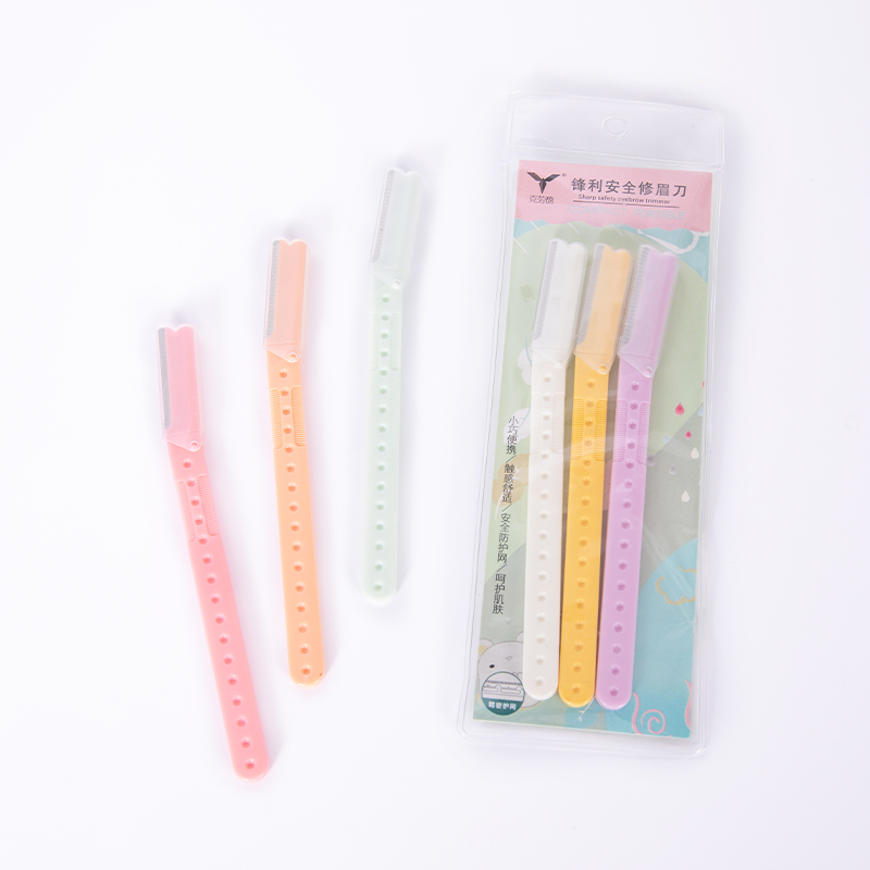 Rasurador de cejas con cubierta de precisión