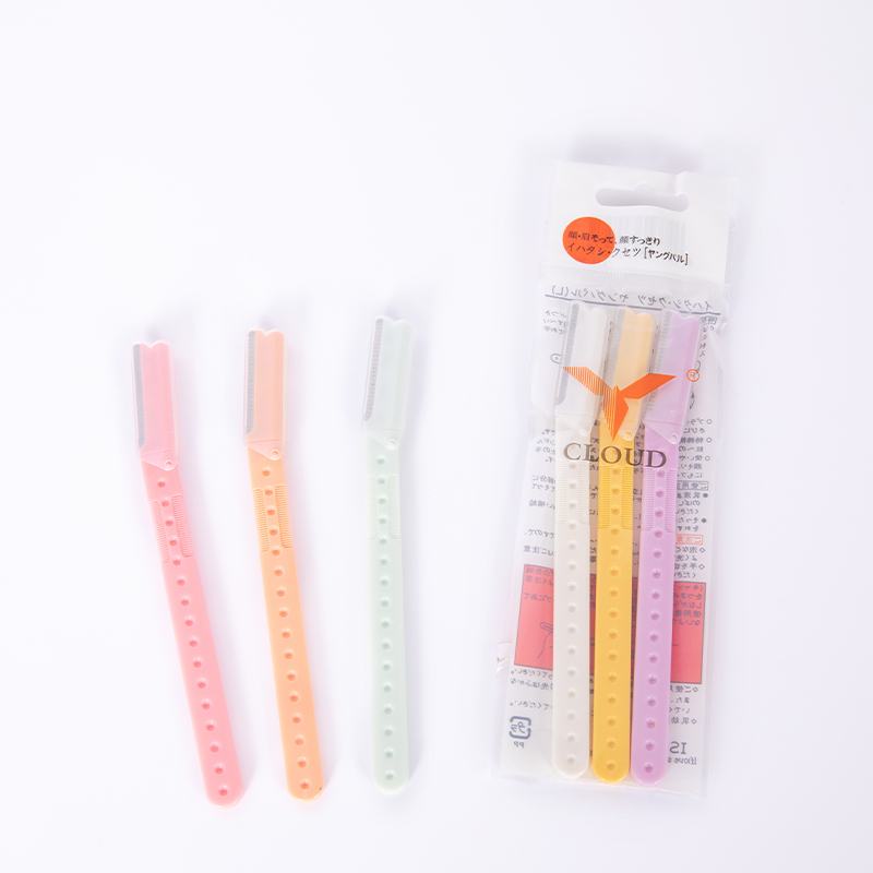 Rasurador de cejas con cubierta de precisión