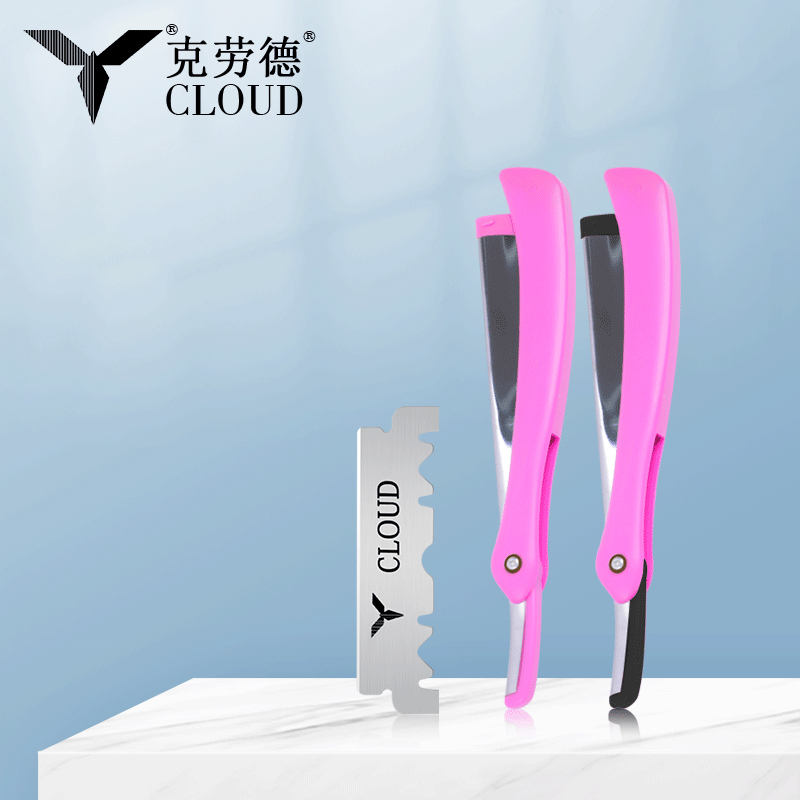 74 Mango de afeitar de plástico de cuchillas